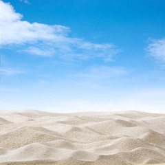 Sand dunes and sky