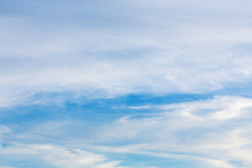 blue sky and white cloud, cloudy sky background