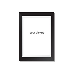 frame picture on white background isolate vector illustration eps 10