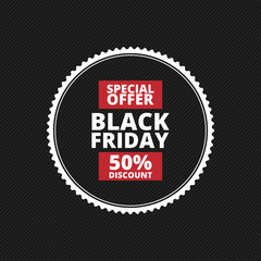 Black Friday Label