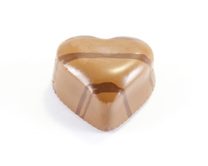 Chocolate Truffle Hart Shape