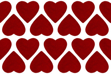 Naklejka na ściany i meble Valentines day abstract background with heart shape
