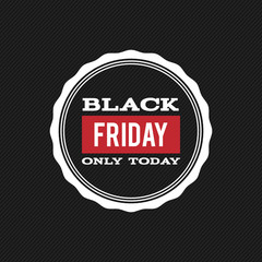 Black Friday Label