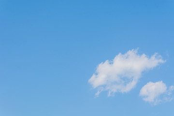 blue sky and clouds