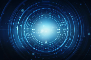 Fototapeta premium Background conceptual image of digital 3d icons