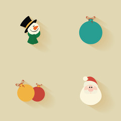 Cartoon Christmas Objects