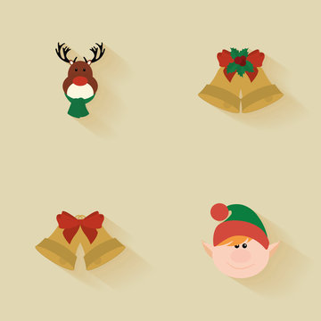 Cartoon Christmas Objects
