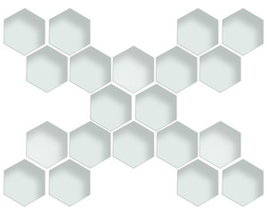 Set of volumetric designers in colorful bar for graphical user