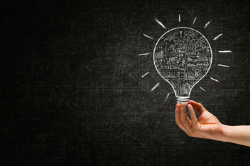Great bright idea in darkness