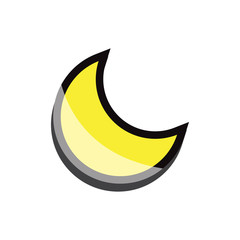 moon icon vector illustration eps 10