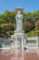 Obraz premium Bongeunsa temple in seoul city at Korea