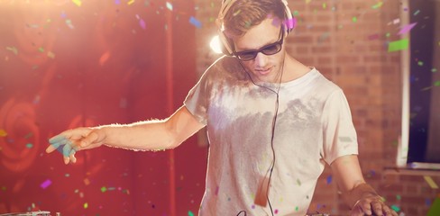 Composite image of flying colours