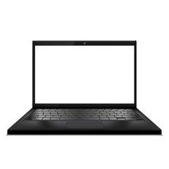 Laptop isolated on white background