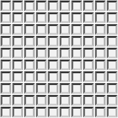 Wafer geometric seamless pattern 3D. Tile graphic background design. Modern stylish cube texture. Monochrome template. Abstract for prints, textiles, wrapping, wallpaper, website. VECTOR illustration