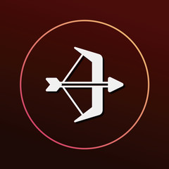 Bow and arrow icon