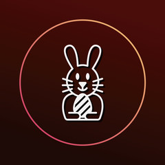 Easter bunny icon