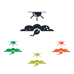 Obraz premium Plant grow icon