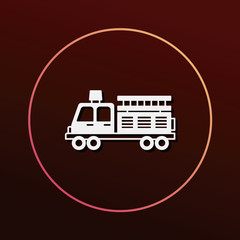 Fire truck icon