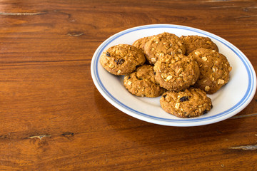cookies wood on floor
