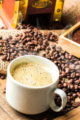 Coffee cup and saucer