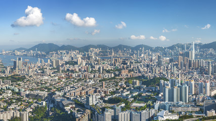 Panorama of Hong Kong City
