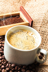 Coffee cup and saucer
