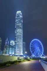 Foto op Canvas Hong Kong City at night © leeyiutung