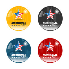 memorial day badges