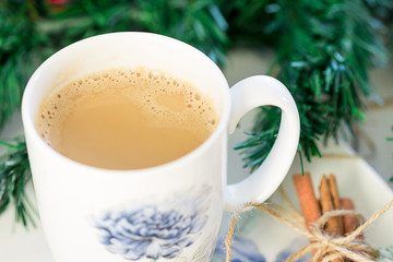 Christmas Hot Drink with Cinnamon