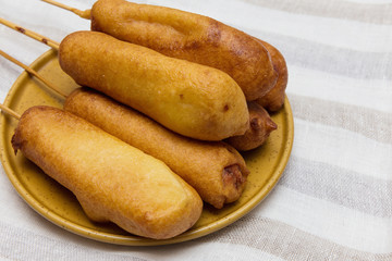 Corn dog to do at home