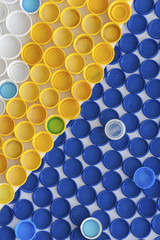 Recycled Plastic Bottle Caps