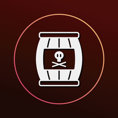 wine barrel icon