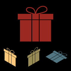 Gift box icon