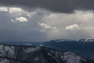 Сlouds in the hills