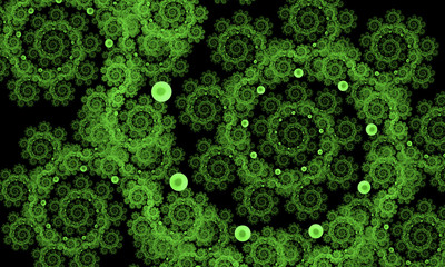 Abstract wallpaper. Abstract fractal. Fractal art background for creative design. Decoration for wallpaper desktop, poster, cover booklet. Abstract texture. Psychedelic. Print for clothes, t-shirt.