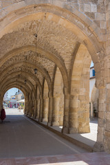 Fototapeta na wymiar Archway of the Church of Saint Lazarus, Larnaca, Cyprus.
