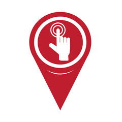 Map Pin Pointer hand click icon