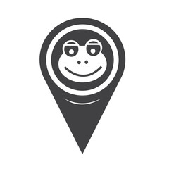 Map Pin Pointer frog icon