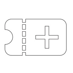 Fototapeta premium Add Ticket icon Illustration design
