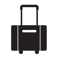 luggage symbol icon Illustration design