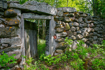 Old building ruins