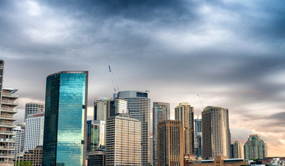 Fototapeta na wymiar Buildings of Sydney. Wonderful city skyline
