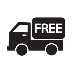 Free shipping icon symbol Illustration design