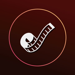 measuring tape icon