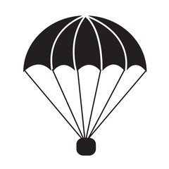 parachute icon Illustration symbol design