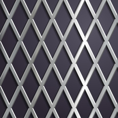 Steel geometric background.