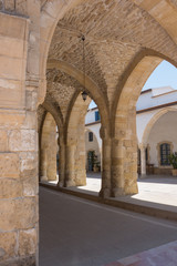Fototapeta na wymiar Archway of the Church of Saint Lazarus, Larnaca, Cyprus.