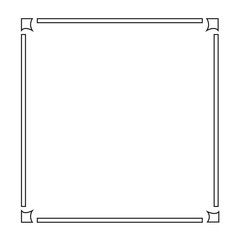 Frame border art Illustration design