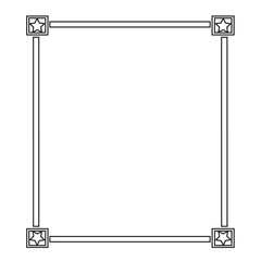 Obraz premium Frame border Illustration sign design