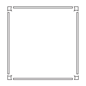 Frame border art Illustration design